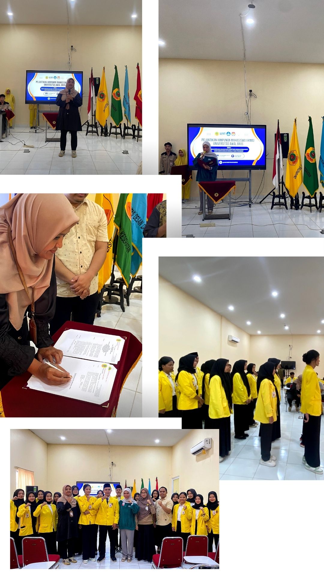 HIMAKU Universitas Awal Bros Resmi Dilantik, Siap Mengemban Amanah Baru